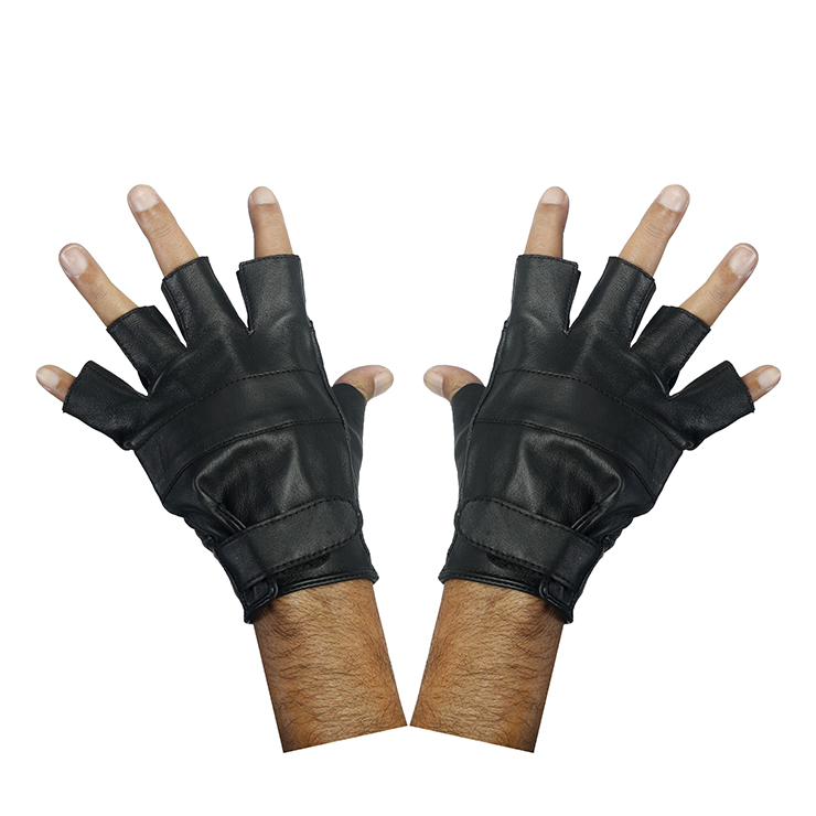 Genuine Sheep Leather Hand Half Gloves for every season