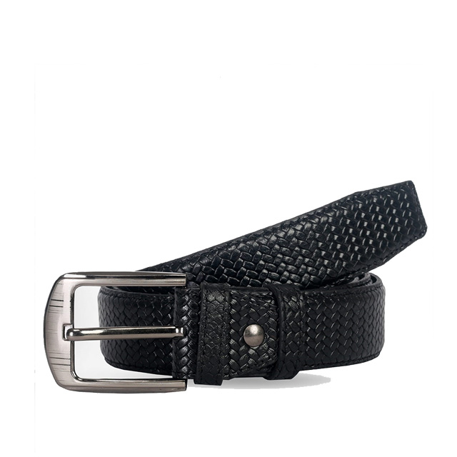 Leather Formal Chest Belt for Men Black